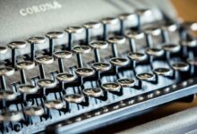 Photo Typewriter, Laptop