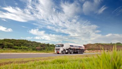 Photo Bins, Recycling truck