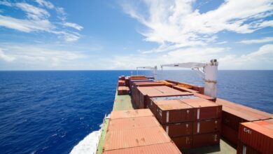 Photo Container ship
