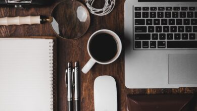 Photo Laptop, coffee