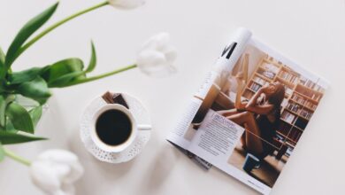 Photo Books, coffee