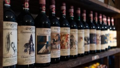 Photo Wine bottles